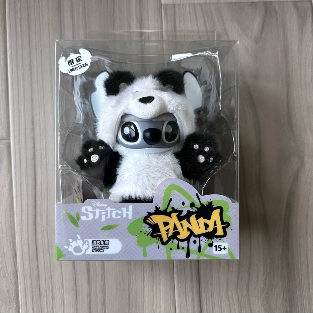 Disney Limited Edition Stitch Panda Vinyl Plush
